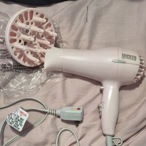 Hard To Find Wicked Pink Hair Dryer with Diffuser